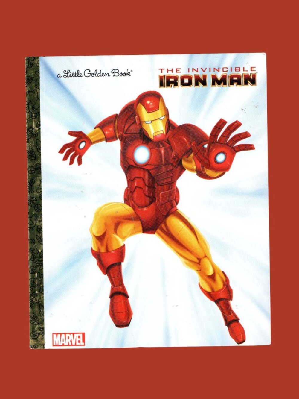 5/$20 The Invincible Iron Man Marvel Super Heroes Little Golden Book
